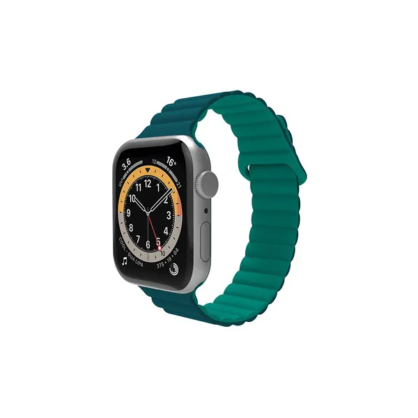 Celly WBANDMAGGNLG – Cinturino Verde per Apple Watch 42/44/45 mm