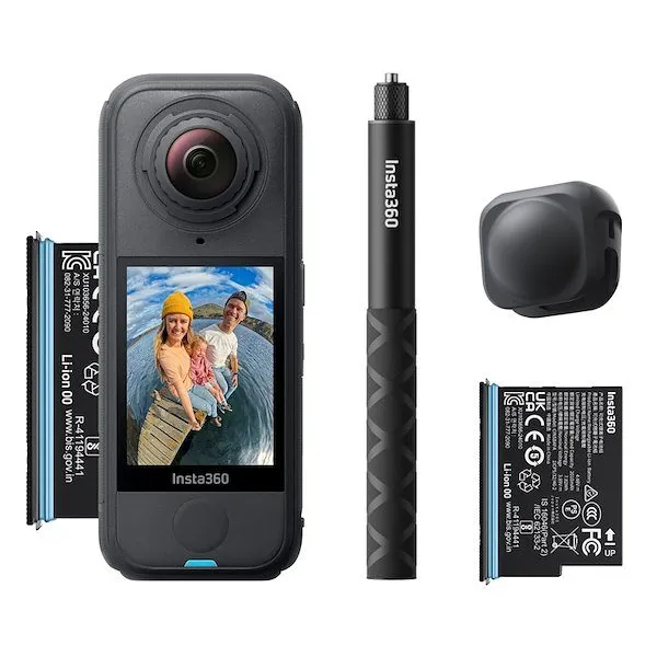 Action Camera 360° 8K – Video 8K 30fps e Slow Motion 4K 120fps