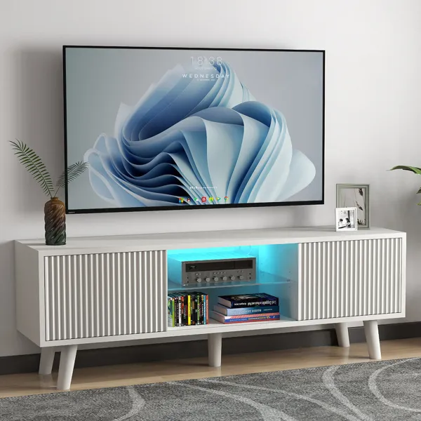 Fashion White TV Stand