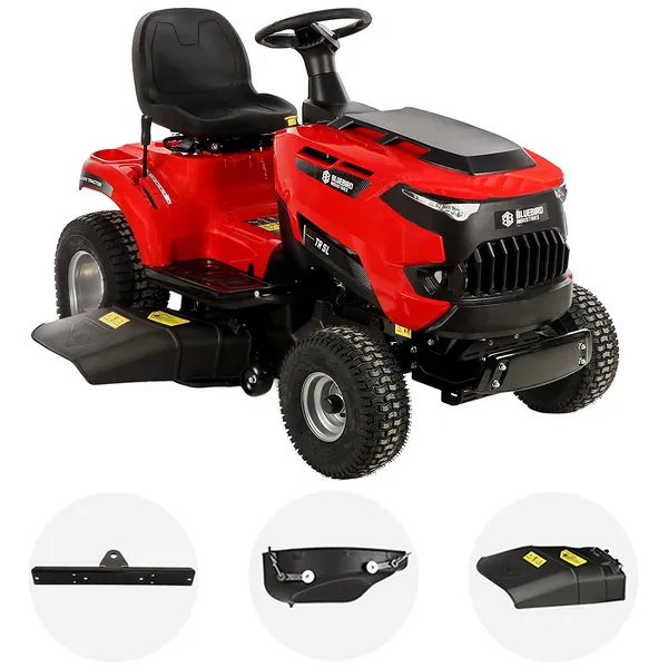 Tondeuse Autoportée 352 cm³ – 12 HP, Mulching et Éjection Latérale