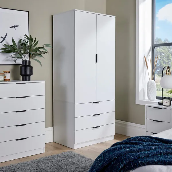 Phoenix 2 Door 3 Drawer Wardrobe